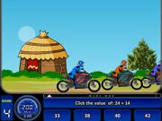 Bike Racing Math Addition