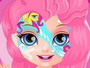 Baby Barbie Little Pony Face Painting