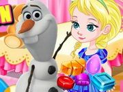 Baby Elsa Candy Fun