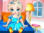 Baby Elsa Flu Problems