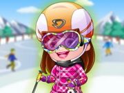 Baby Hazel Skier Dressup