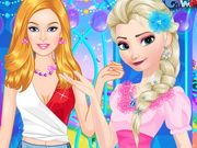 Barbie And Elsa Casual Fashion