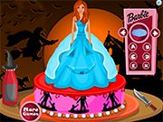 Barbie Halloween Cake