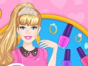 Barbie Prom Nails Designer