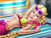 Barbie Rapunzel Tanning