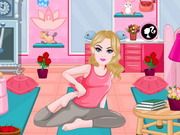 Barbie Yoga Room Decoration