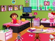 Dora's Hello Kitty Room Decor