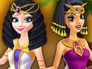 Elsa And Jasmine Shopping In Egypt