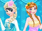 Elsa Vs Anna Make Up Contest