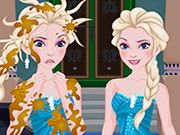 Frozen Elsa Sled Accident