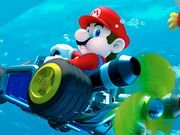 Mario Driving Underwater