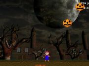 Mario's Halloween Pumpkin Jump