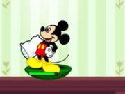 Mickey And Friends In Pillow Fight