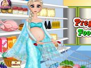 Pregnant Elsa Food Shopping