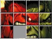 Red vs Green Hulk Sliding