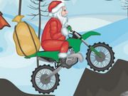 Santa On Motorbike