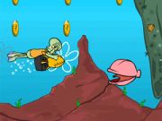 Squidward Diving